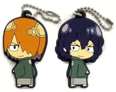 【中古】キーホルダー・マスコット(キャラクター) 手嶋純太＆青八木一 ラバーキーホルダー2個セット 「弱虫ペダル GRANDE ROAD×池袋P’PARCO ～FUKUBUKU-ROAD～」 会場購入者限定特典