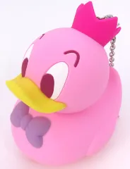 【中古】キーホルダー クワッキーダック(ピンク) バッグチャームシリコンケース付 「ディズニー・パルパルーザ ドナルドのクワッキー・ダック!ダック!ダックシティ!」 東京ディズニーランド限定