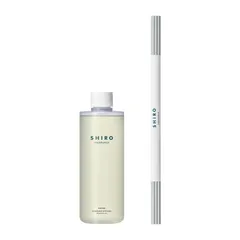 【数量限定】サボン フレグランスディフューザーリキッド SHIRO (300mL / 3か月目安) ルームフレグランス (詰め替え用リキッド＋スティック)