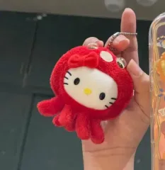 【地域限定】激レア！　ハローキティ　クリスマス　明石　タコ　ストラップ　未開封 地域限定】激レア！ ハローキティ クリスマス 明石 タコ