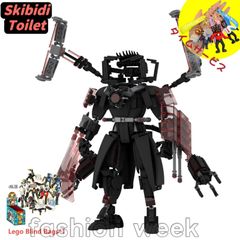 【Skibidi toilet lego:Parasitic TV-Man！】 寄生TVマン ブロック レゴ互換 Roblox game グッズ 知育玩具 収納袋1枚 ブロック外し1本（NO.