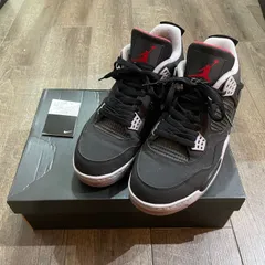 国内正規 NIKE JORDAN 4 GOLF BRED black/fire red-cement grey cu9981-002 ゴルフ ジョーダン4 スニーカー ナイキ 28.5cm 62907Aのサムネイル