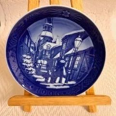 《1996年》ロイヤルコペンハーゲンROYAL COPENHAGEN クリスマスプレート★飾り皿★箱 ブックレット リーフレット付き★