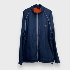 ☆STARTER☆スターター☆ナイロンジャケット☆リフレクターテープ☆ワンポイントロゴ☆ネイビー☆L☆F24M