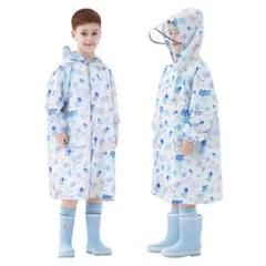 ☆ タイプA ☆ Sサイズ ☆ キッズレインコート nakrc4200 レインコート キッズ レインウェア レインポンチョ カッパ 雨具 フード付き 女の子 小学生 収納袋 かわいい 可愛い  シンプル レイングッズ 男女兼用 梅雨対策 雨の日 女児 ガールズ