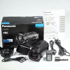 高評価人気最安値　Panasonic hc-wx990m k 替えのバッテリーパック付き ビデオカメラ