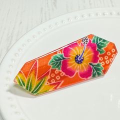 レジンヘアゴム.ブローチ☘ハンドメイド☘手描きNo.406 - メルカリ