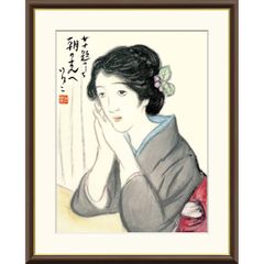 証明書・箱付き】瀧秀水 木版画 浮世絵 美人画 想い 限定品 日本画