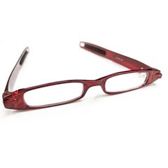 ケースのいらない老眼鏡 男女兼用 レッド