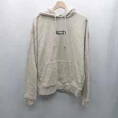 ◇ ⊇ KAPPA カッパ 長袖 パーカー サイズS ベージュ メンズ E  【1501230009782】