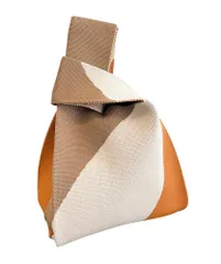 【数量限定】コンパクトサイズ レディースニット素材 手提げ 買い物 ミニトートバッグ ニットバッグトート [Euyqs]