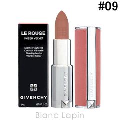 【箱・外装不良】ジバンシイ GIVENCHY ルージュ・ジバンシイ・シアー・ベルベット #09 ベージュ・サブル 3.4g [452565]