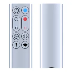 代わりに扇風機リモコン HP00 HP01 予備交換リモコン for ダイソン 暖房/冷却ファン 加湿器 空気清浄機 ファンヒータワー 設定しない 簡単操作(品番:967197-13)