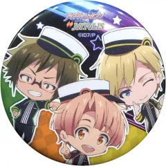 【中古】バッジ・ピンズ(キャラクター) 二階堂大和＆和泉三月＆六弥ナギ(SD) 丸型缶バッジ 「アイドリッシュセブン in JOYPOLIS」 ジョイポリスくじ F賞