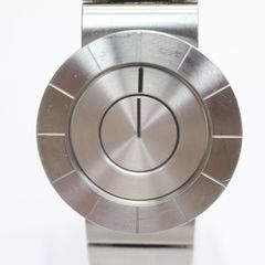 IS673)【6月に電池交換品】ISSEY MIYAKE イッセイミヤケ 腕時計 SILAN001 TO 吉岡徳仁デザイン シルバー