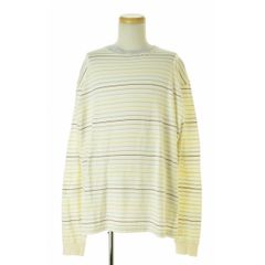 【UNUSED】23AW US2370 Long-sleeve border T-shirt ボーダー長袖Tシャツ