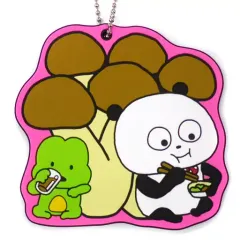 【中古】雑貨 ごきげんぱんだ＆ぽけぽけかえる コースターにもなるラバーチャーム 「一番くじ にしむらゆうじ～ぼくたち今日は鍋パーティー♪～」 コースターにもなるラバーチャーム賞