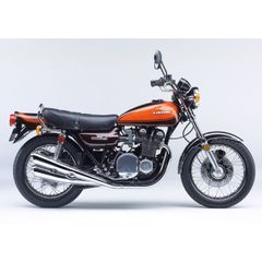絵画風 壁紙ポスター (はがせるシール式) カワサキ 900-RS Z1 1972年 ゼットワン 名車 バイク キャラクロ KKZ1-001A1 (A1版 830mm×585mm) ＜日本製＞ ウォールステッカー お風呂ポスター