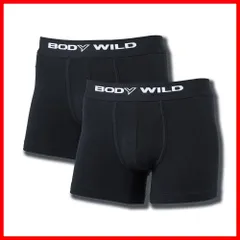 ビッグロゴ 2枚組 前あき ボクサーブリーフ 綿混 ボクサーパンツ ベーシック BWB0802 [ボディワイルド] メンズ