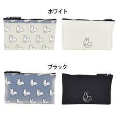 NUU CLEAR ヌウ クリア miffy ディックブルーナ うさぎ ポーチ 小物入れ ペンケース 筆箱 シリコン おしゃれ 透明 大きめ 化粧ポーチ かわいい レディース メンズ 男の子 女の子 キャラクター ミッフィー