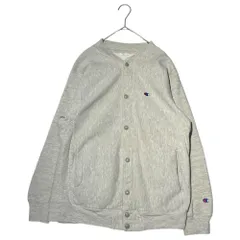 Champion(チャンピオン) 90's USA made リバースウィーブ スウェット ブルゾン 表記無(M程度) ライトグレー 90年代 ヴィンテージ 古着 ジャケット トリコタグ USA製