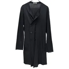 12ss Yohji Yamamoto POUR HOMME 松葉柄シルクコート