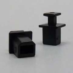 USB-Bタイプ用 キャップ(黒)つまみあり テクノベインズ 6個/パック USBBCAPK-B1-6