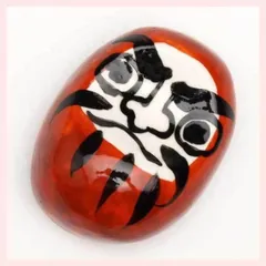 （５Ｐセット）瀬戸焼　縁起箸置　ダルマ　※陶器,ユニーク,高級感,高品質,日本製,レトロモダン,かわいい,可愛い,おしゃれ,お祝い事,新春,お正月,宴会,新年会,幸福,手描き,和柄,おもてなし,御膳,箸置き,達磨　◎2セット目以上大幅値引き対象商品♪