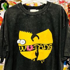 ウータン・クラン バート リプリント Tシャツ 半袖 メンズ 新品 新品 新品未使用 レトロ 個性的 奇抜 エモい バンドT カットソー 攻め 前衛的 ヴィンテージリプリント  古着 好き綿 男性 衣類 トップス お洒落 ハイデザイン 男性
