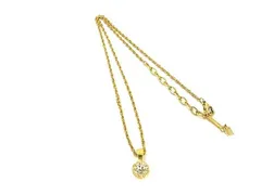 NINA RICCI ニナリッチ ラインストーン ネックレス ペンダント アクセサリー レディース ゴールド系×シルバー系 DE8201