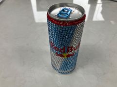 Red Bull ラインストーン デコレーション缶 デコ デコストーン
