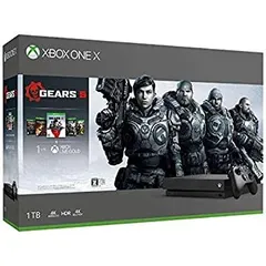 【中古】Xbox One X (Gears 5、Gears of War 1234 ダウンロード版 同梱) ※ダウンロードコンテンツはご使用いただけない可能性がございます。