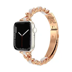 AiMaoo 22年ニュー設計 Apple Watch Series 8 45mm/Series 7 45mm /6/5/4 44mm/3/2/1 42mm/Watch Ultra 49mm/SE 44mm 用 バンド ステンレス鋼+革 交換用ベル