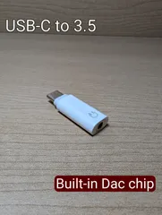 USB TypeC - 3.5mm イヤホン変換プラグ DAC内蔵型 Type-I
