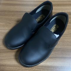Midori Anzen ミドリ安全 ハイグリップ 作業靴 耐滑 スリッポン H700N 25cm ブラック シューズ 靴