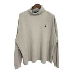 90年代 Polo by Ralph Lauren ポロ ラルフローレン タートルネック スウェット 大きいサイズ グレー (メンズ XXL) 中古 古着 R1752