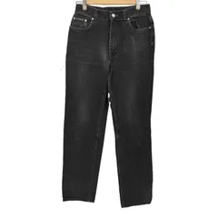 カルバンクラインジーンズ Calvin Klein Jeans 90S-00S ブラックデニム ストレート パンツ レディース  W32