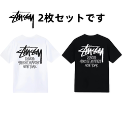 STUSSY ステューシー ニューヨーク シティリミテッド レタリング Tシャツ 半袖 男女兼用 メンズ レディース ユニセックス 綿100% ストリート 新品 正規品