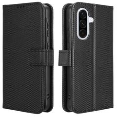 Galaxy A36 5G ケース 手帳 SC-54F チェック柄 手帳 ケース 【Color】ブラック
