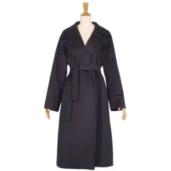 極美品 マックスマーラ Max Mara コート 白タグ ロングコート ラップコ