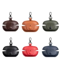 WF-1000XM5 ケース ケースカバー ソニー イヤホン wf 1000xm5 カバー 合成皮革 キーチェーン付き イヤホンケース  レザー素材 着装まま充電可能 耐衝撃性 紛失防止 落下防止 脱落防止