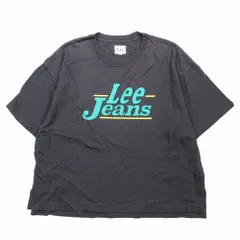 Lee リー アーカイブ プリント Tシャツ カットソー クルーネック 半袖 プルオーバー トップス サイズM グレー レディース 【中古】