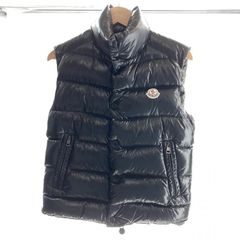 MONCLER モンクレール TIB ダウンベスト 黒ブラック 光沢 シャイニー