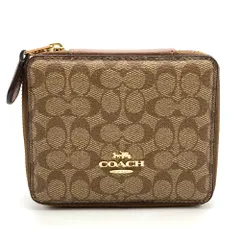 コーチ COACH シグネチャー ジュエリーケース アクセサリーポーチ PVCコーティングキャンバス CF825【中古】
