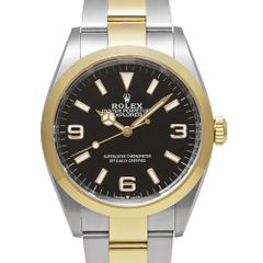 2022年保証書付き ROLEX エクスプローラー1 36mm イエローロレゾール Ref.124273 中古品 メンズ 腕時計