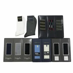 クリスチャンディオール Christian Dior バーバリー ラルフローレン セリーヌ ソックス 靴下まとめ セット 12足組 25.0～27.0㎝ 白 ホワイト 黒 ブラック 紺 グレー /JS ■GY09
