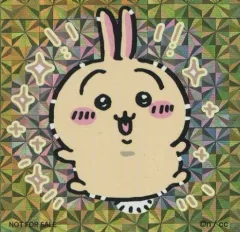 【中古】シール・ステッカー うさぎ(喜び) ホログラムステッカー 「ちいかわ なんか小さくてかわいいやつ POP UP STORE in ロフト」 対象商品購入特典