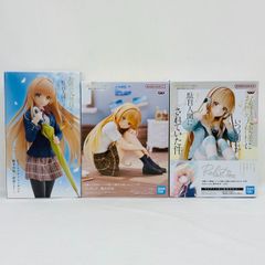 お隣の天使様 椎名真昼 プライズ フィギュア 3体 まとめ セット / Coreful 制服 Relax time