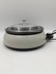 【K-1135】杉山金属 分離式調理なべ elett  しゃぶ鍋＆エレット 1200w DZ-560 温度調整機能付き 貝印 平成レトロ 95年製 動作確認済み