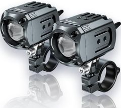 【Kaedear公式】(カエディア) バイク LED プロジェクター フォグ ランプ 補助 ライト 汎用 LED 30W×2灯 爆光 ホワイト 6000K / イエロー 3000K ケルビン 12V 防水 IP67  LED  KDR-K11-W30